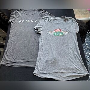 Women’s Lot of 2 “Friends” T-Shirts Size Large